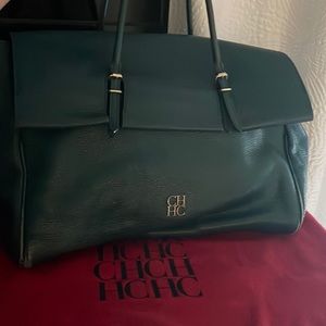 Green Carolina Herrera bag